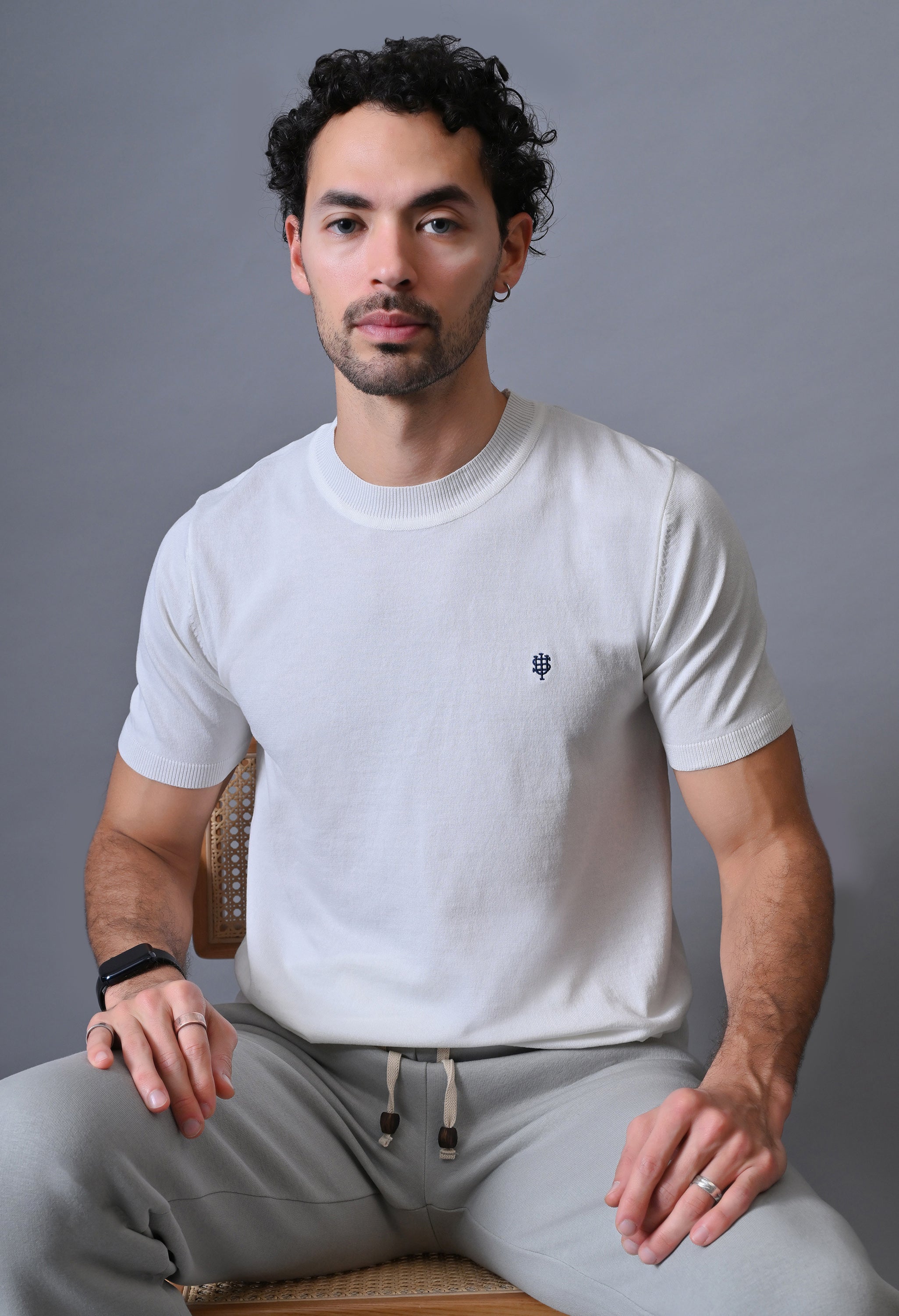 Classic Men's Knitted T-shirt