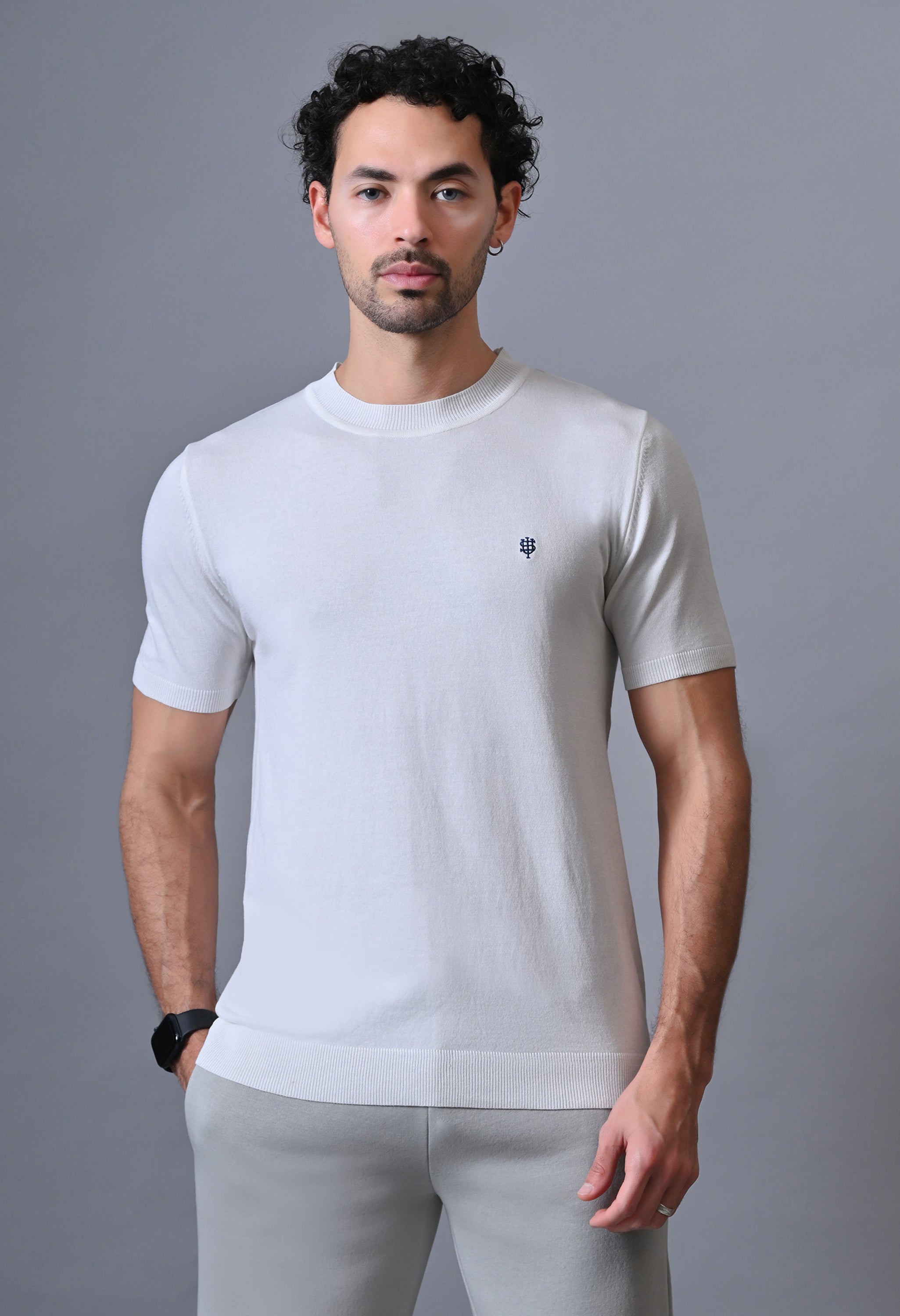 Classic Men's Knitted T-shirt
