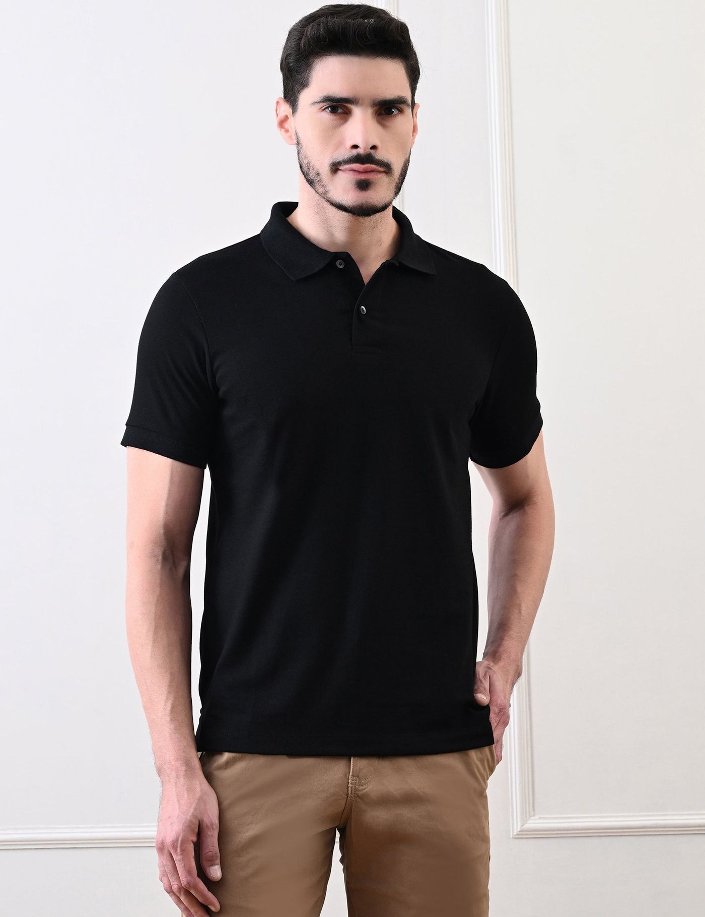 USI Men 100% cotton Core polo