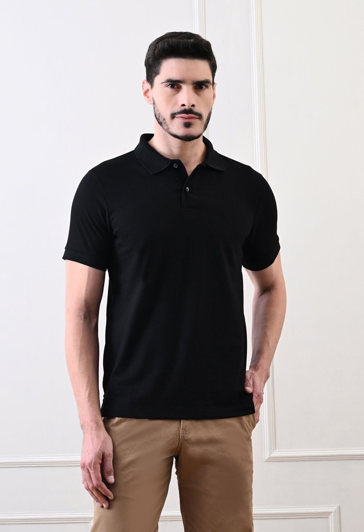 USI Men 100% cotton Core polo