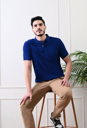 USI Men 100% cotton Core polo
