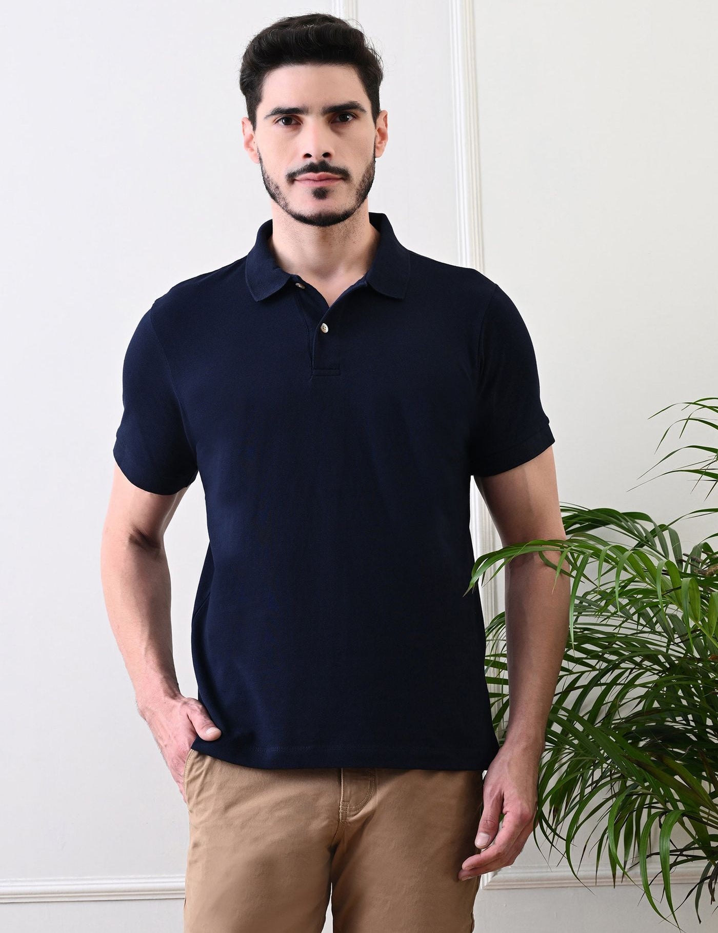 USI Men 100% cotton Core polo