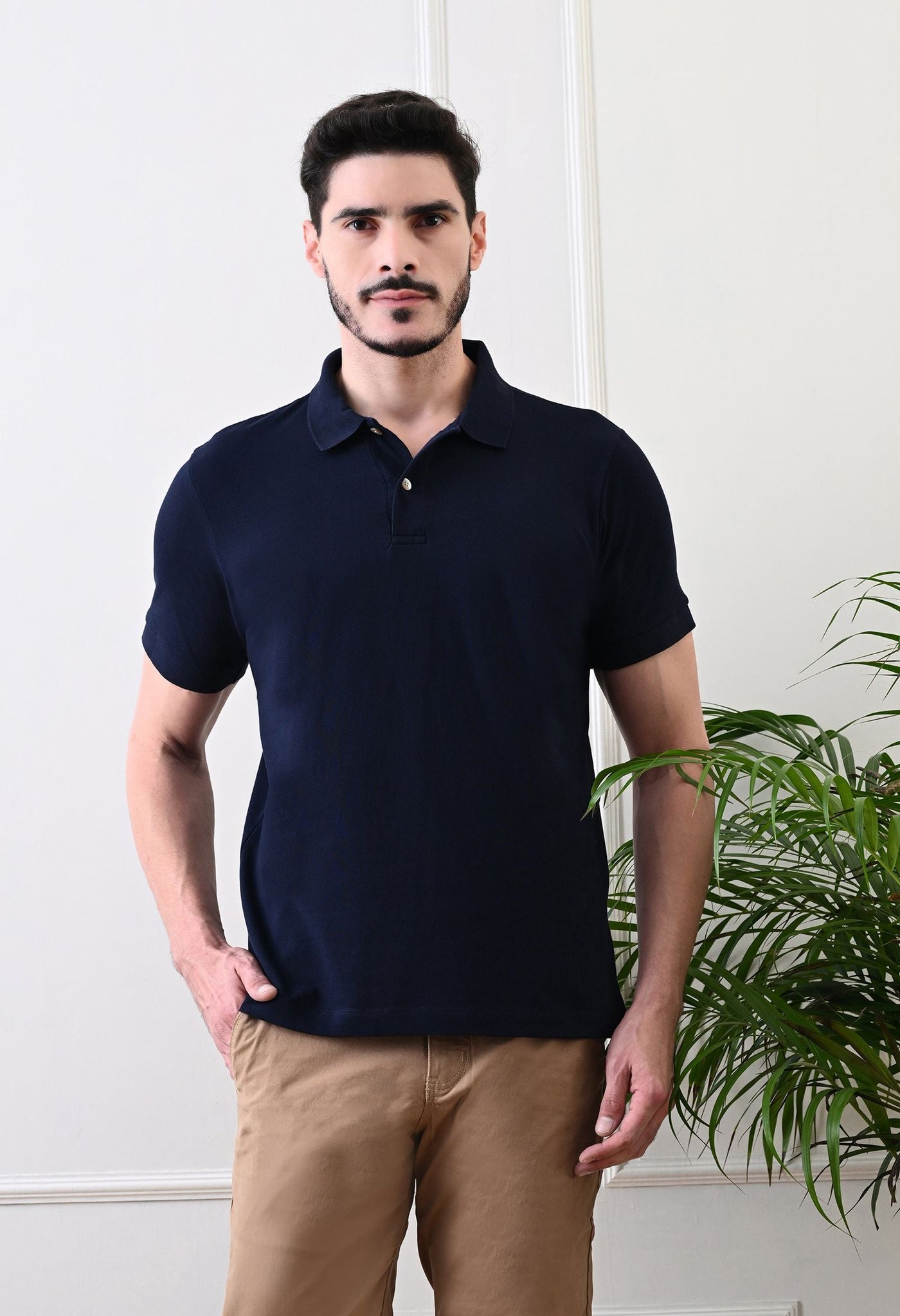 USI Men 100% cotton Core polo