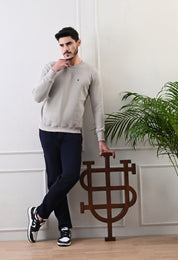 USI Round Neck Sweat Shirt | 100% Cotton | Soft | Durable