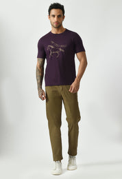 USI Crew neck graphic tee | Horse mentality #1