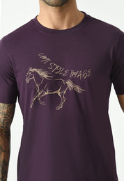 USI Crew neck graphic tee | Horse mentality #1