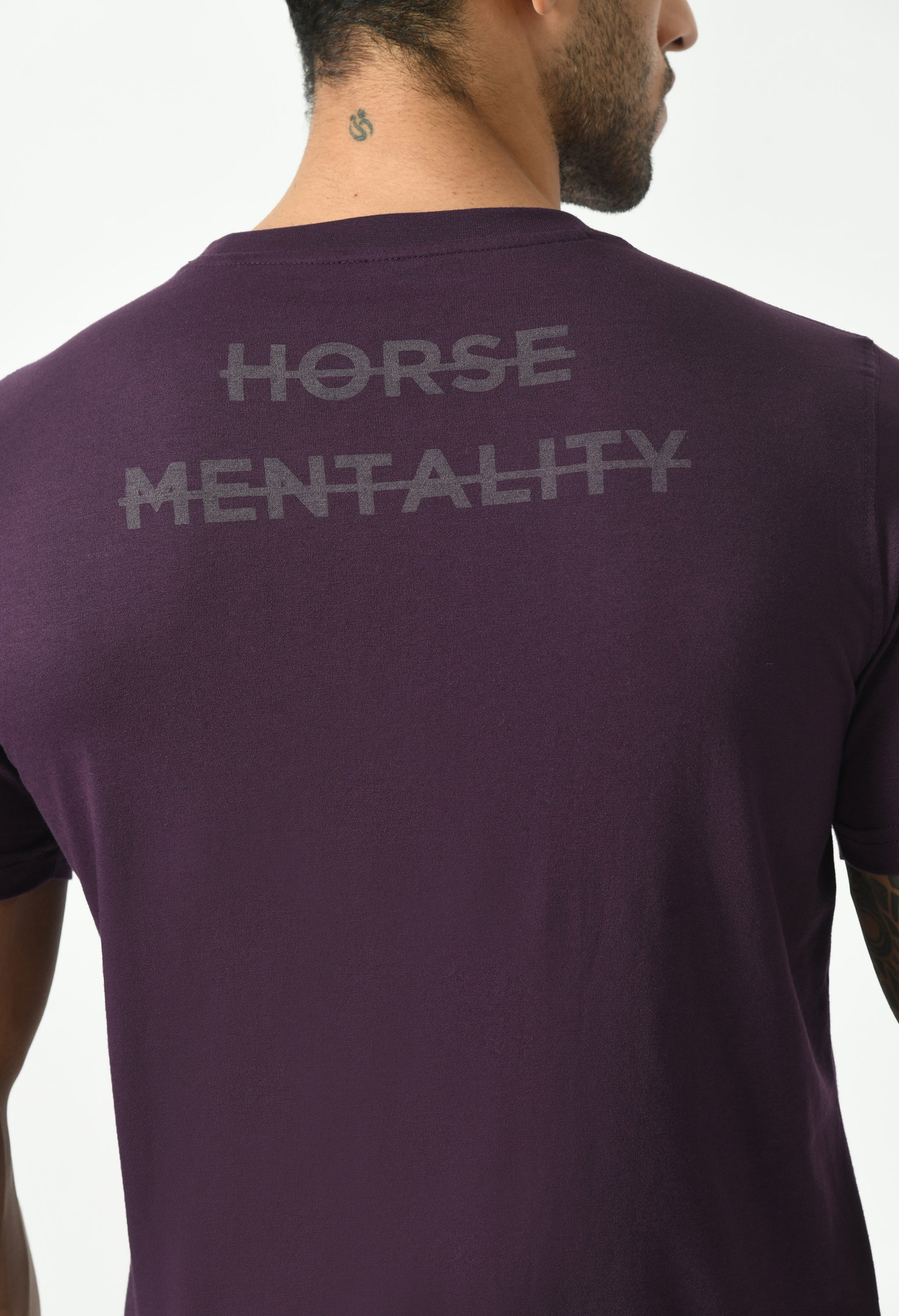 USI Crew neck graphic tee | Horse mentality #1