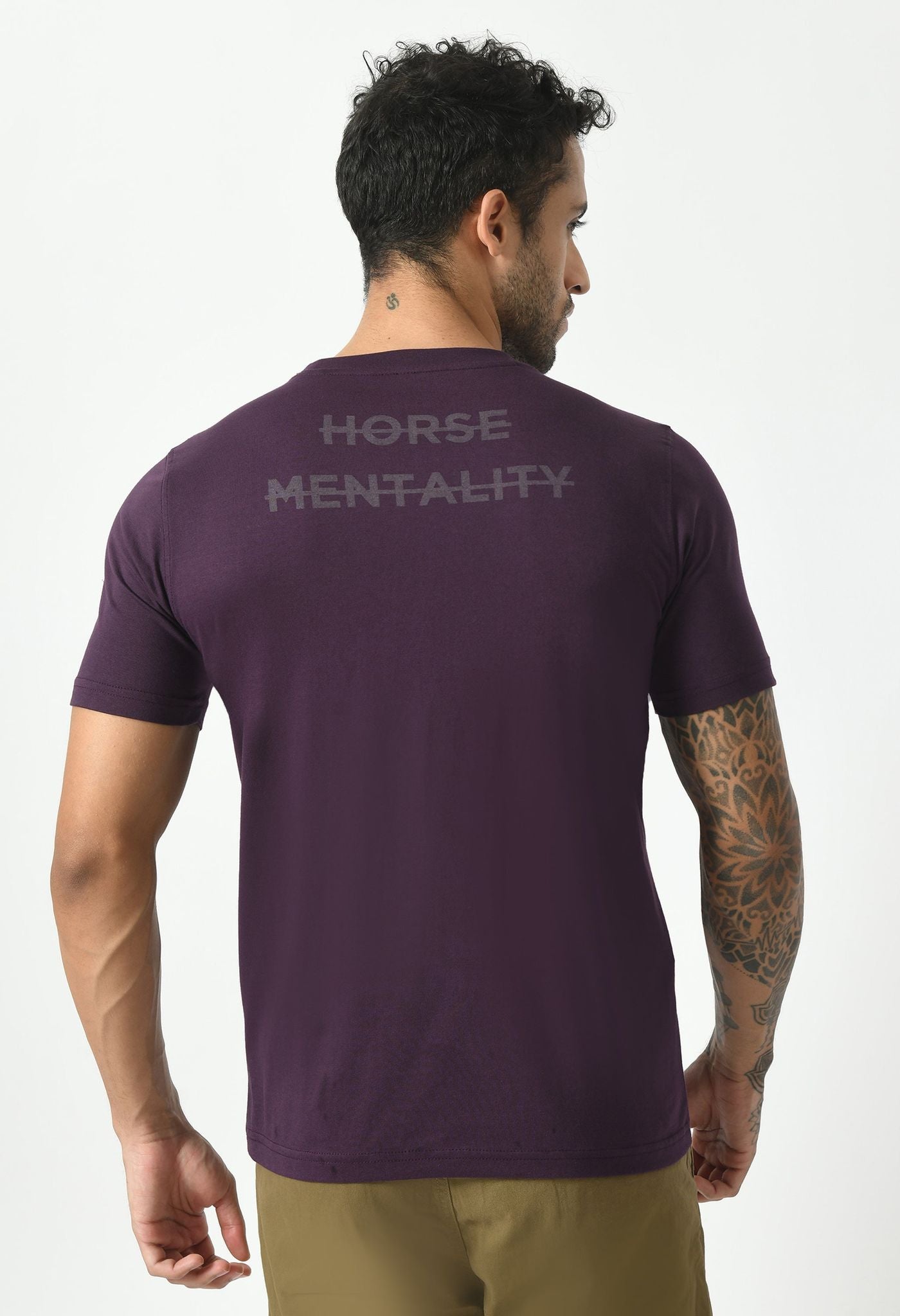 USI Crew neck graphic tee | Horse mentality #1