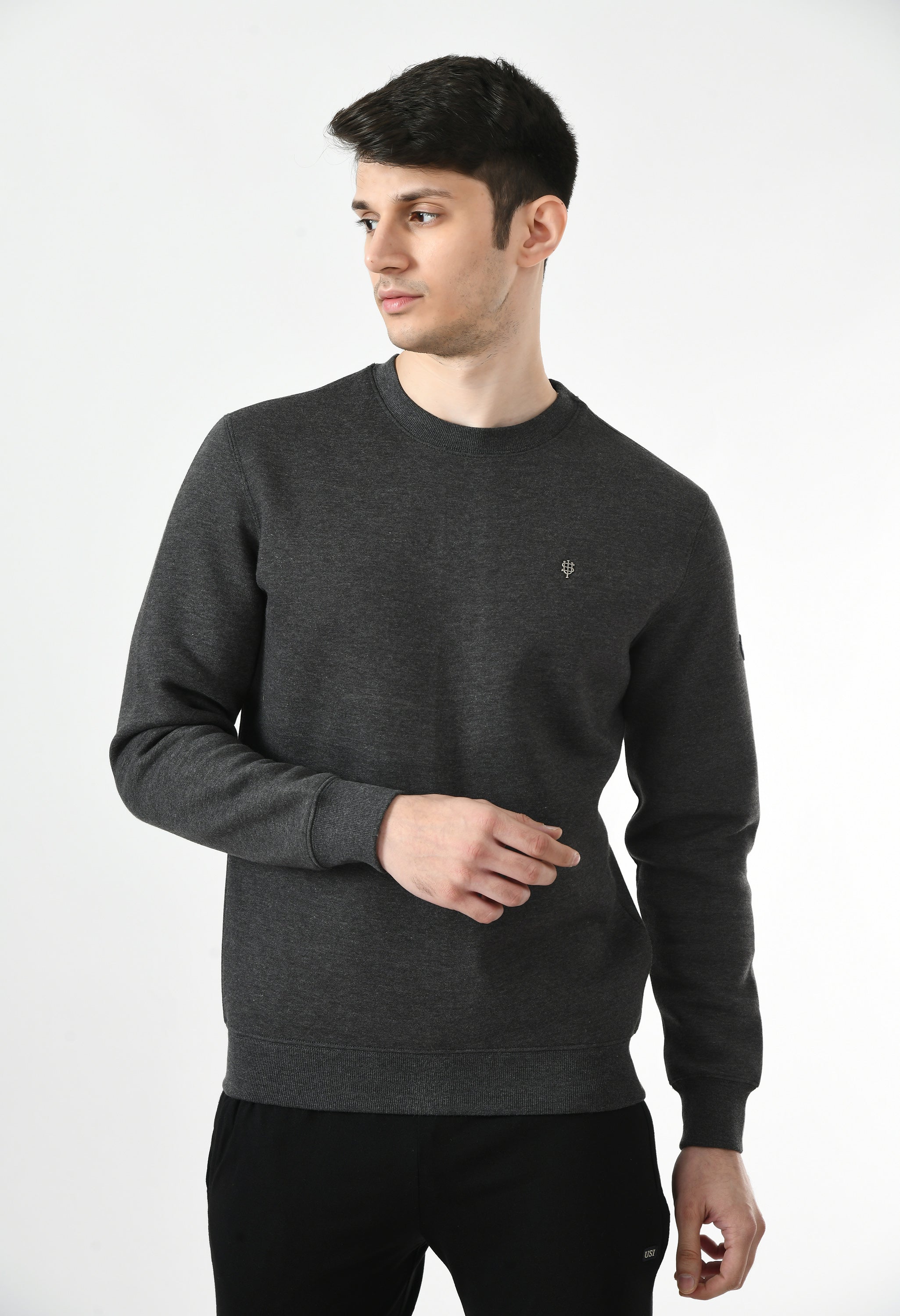 USI Round Neck Sweat Shirt | 100% Cotton | Soft | Durable