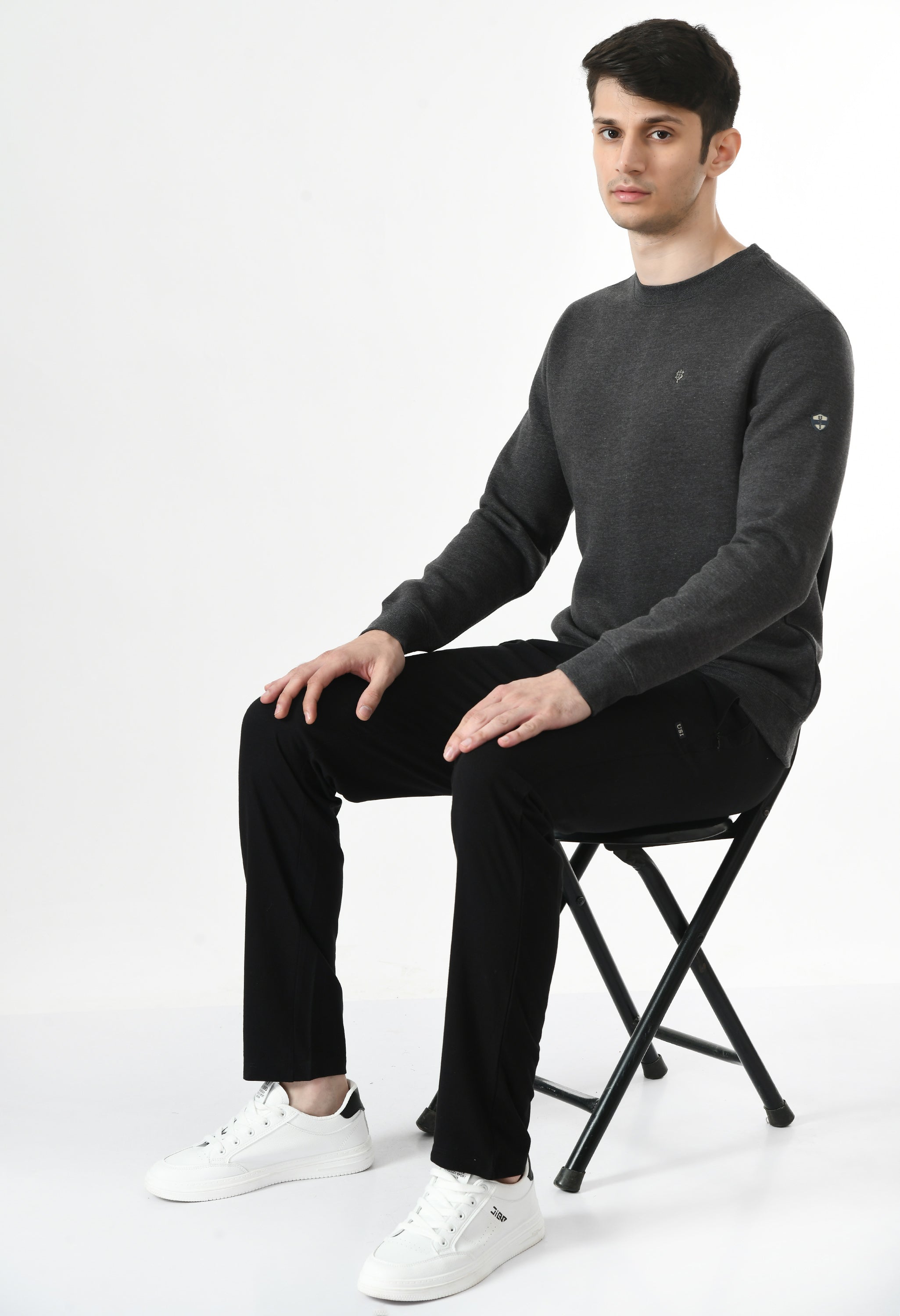 USI Round Neck Sweat Shirt | 100% Cotton | Soft | Durable