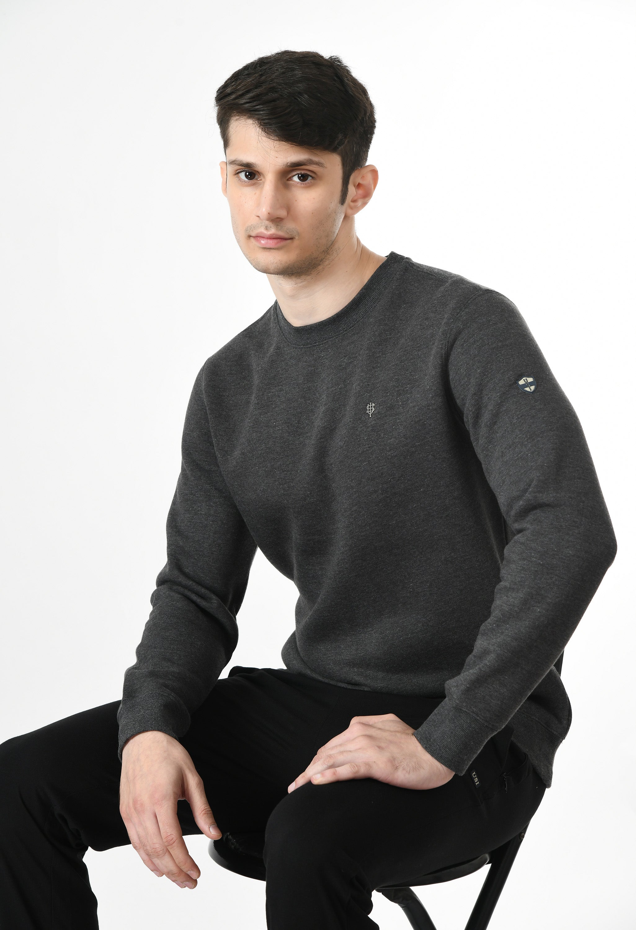 USI Round Neck Sweat Shirt | 100% Cotton | Soft | Durable