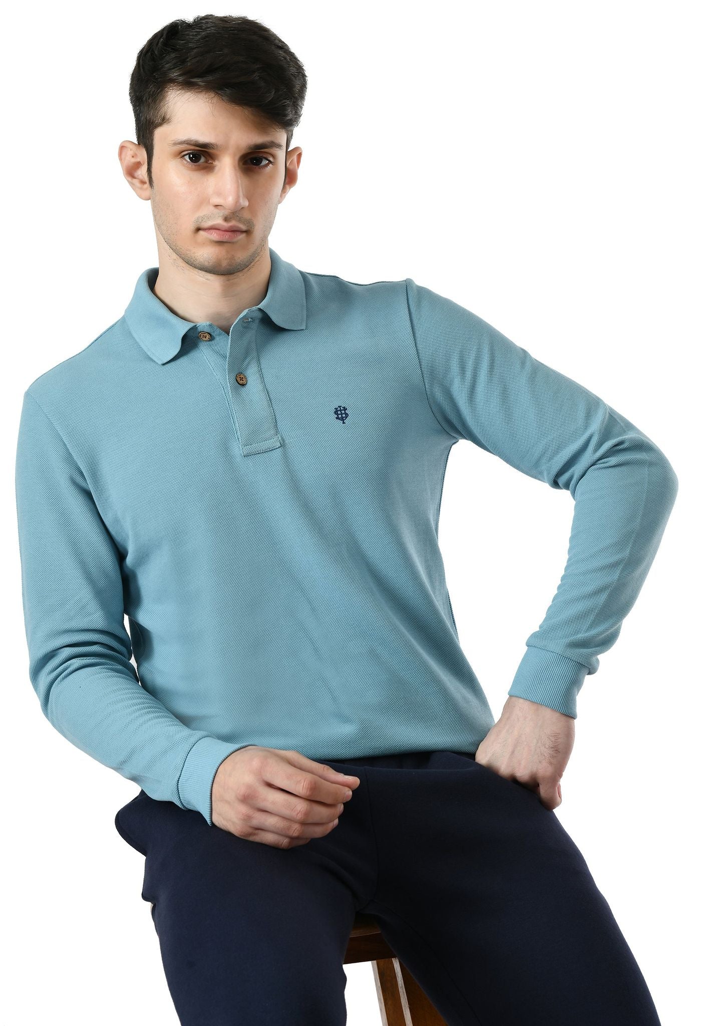 USI Concept 11 Polo Full Sleeves | Durable, Sustainable, Classic | Smart fit Polo T-shirt