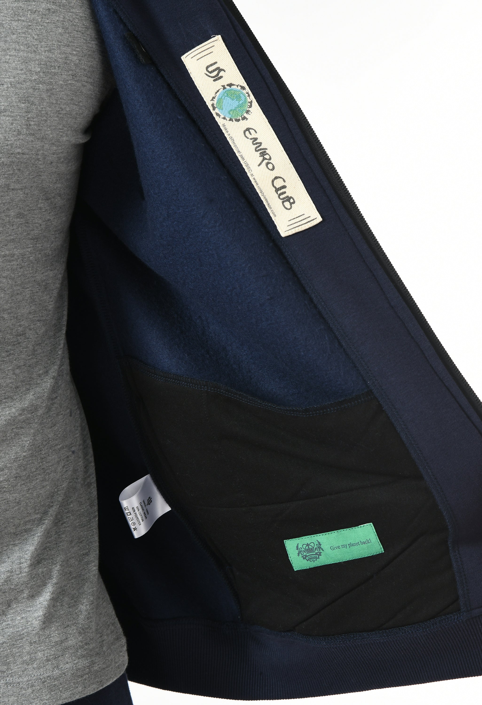 USI Front Open Hooded Jacket