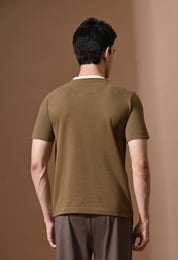 Terry Diagonal Striped T-shirt | High quality Cotton Terry