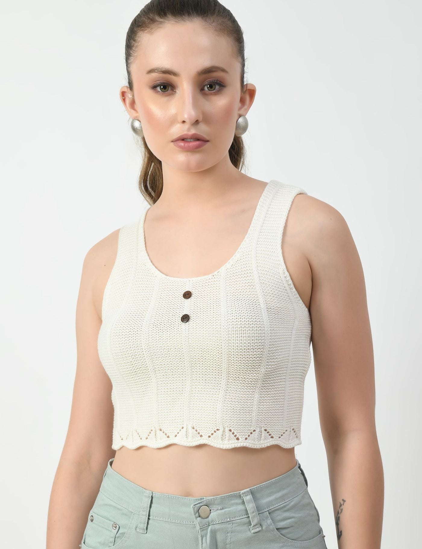 USI Textured top for Women