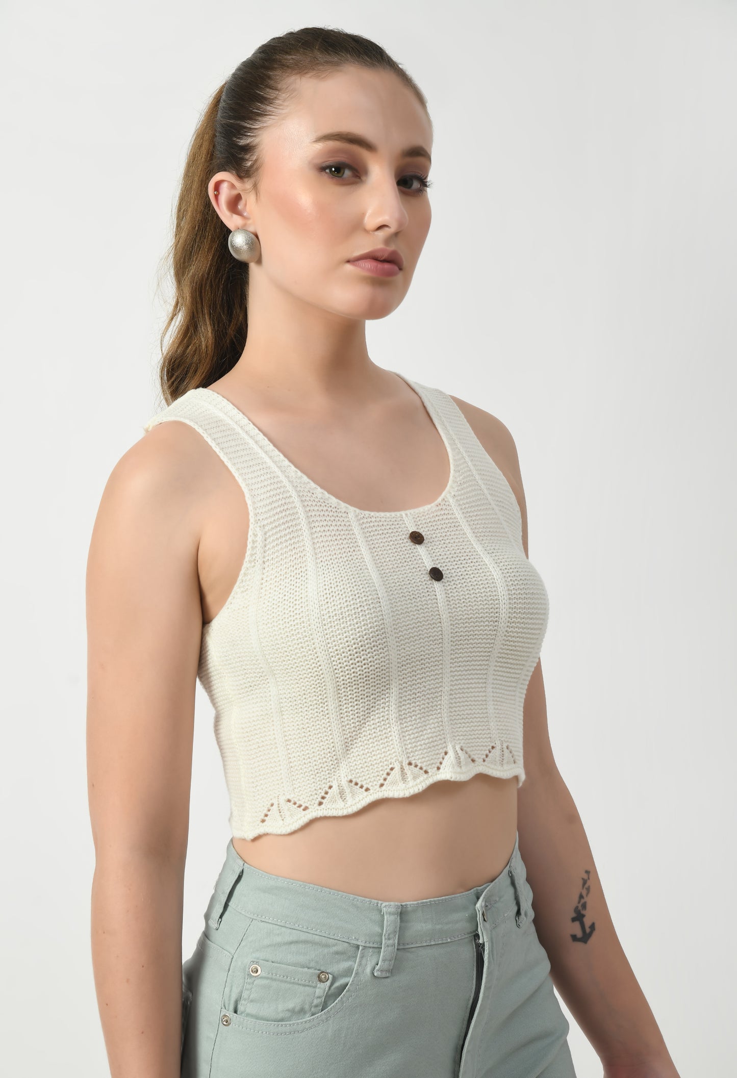 USI Textured top for Women