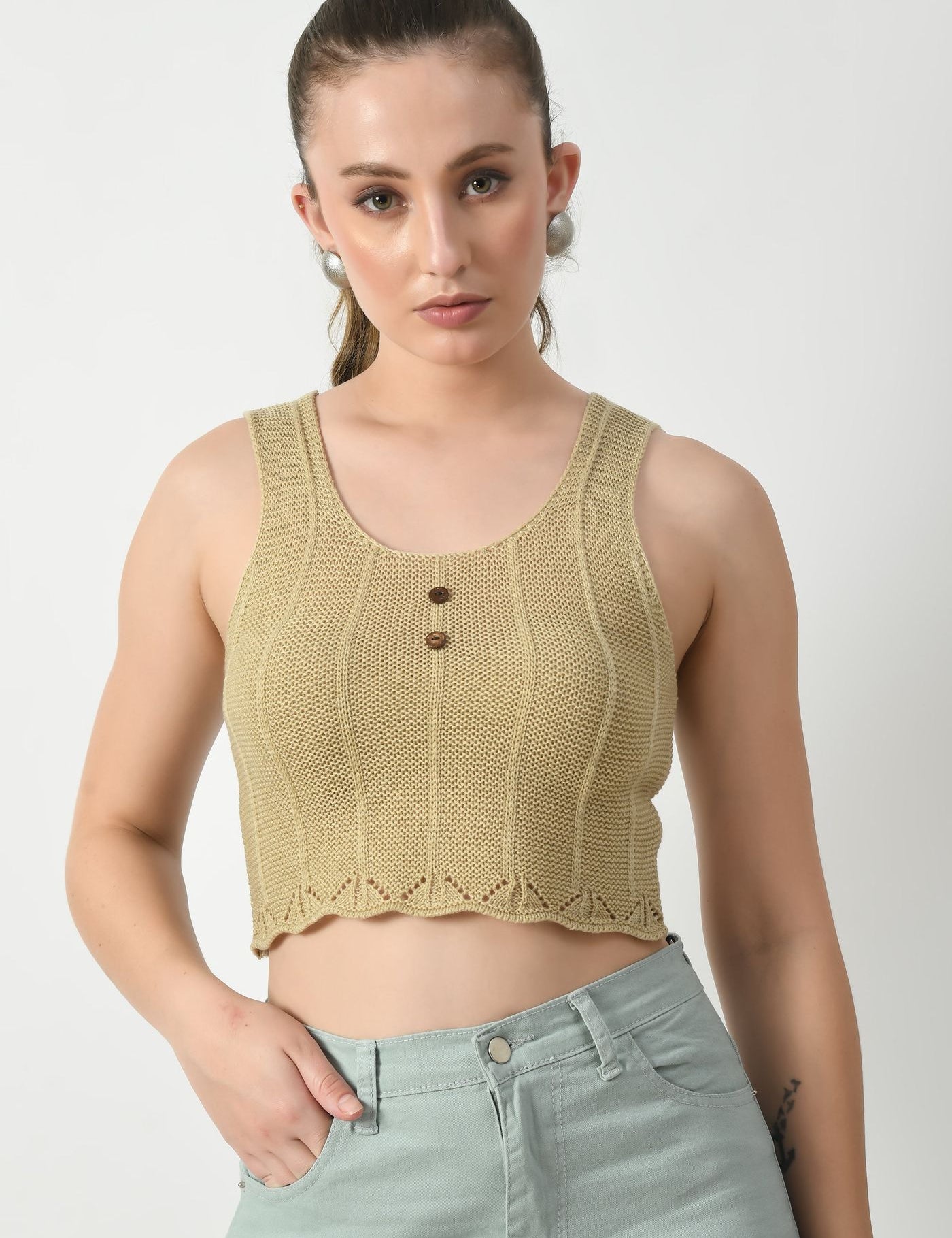 USI Textured top for Women