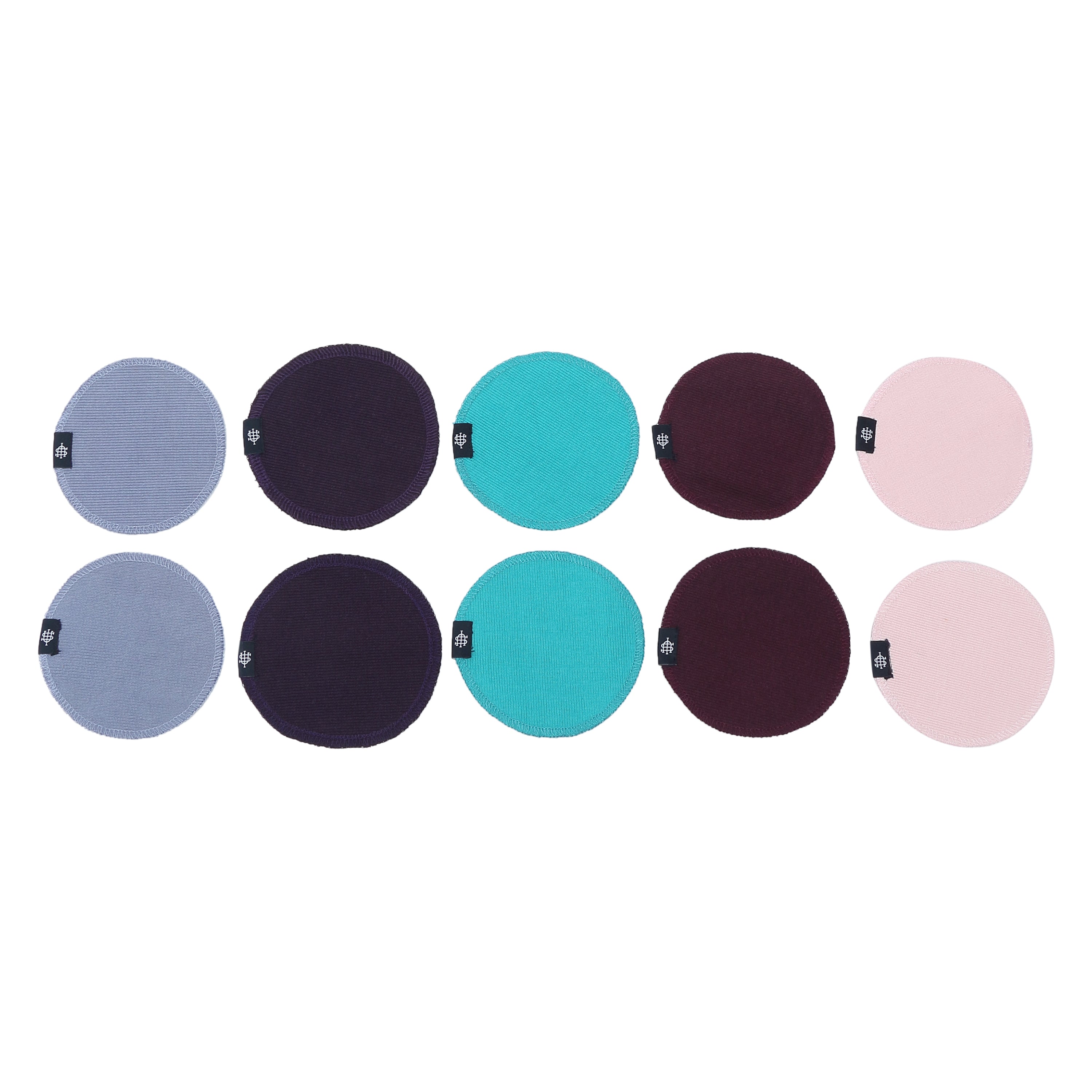 USI Upcycled Coasters | Pack of 10 | Cotton | Reusable | Washable | Multipurpose