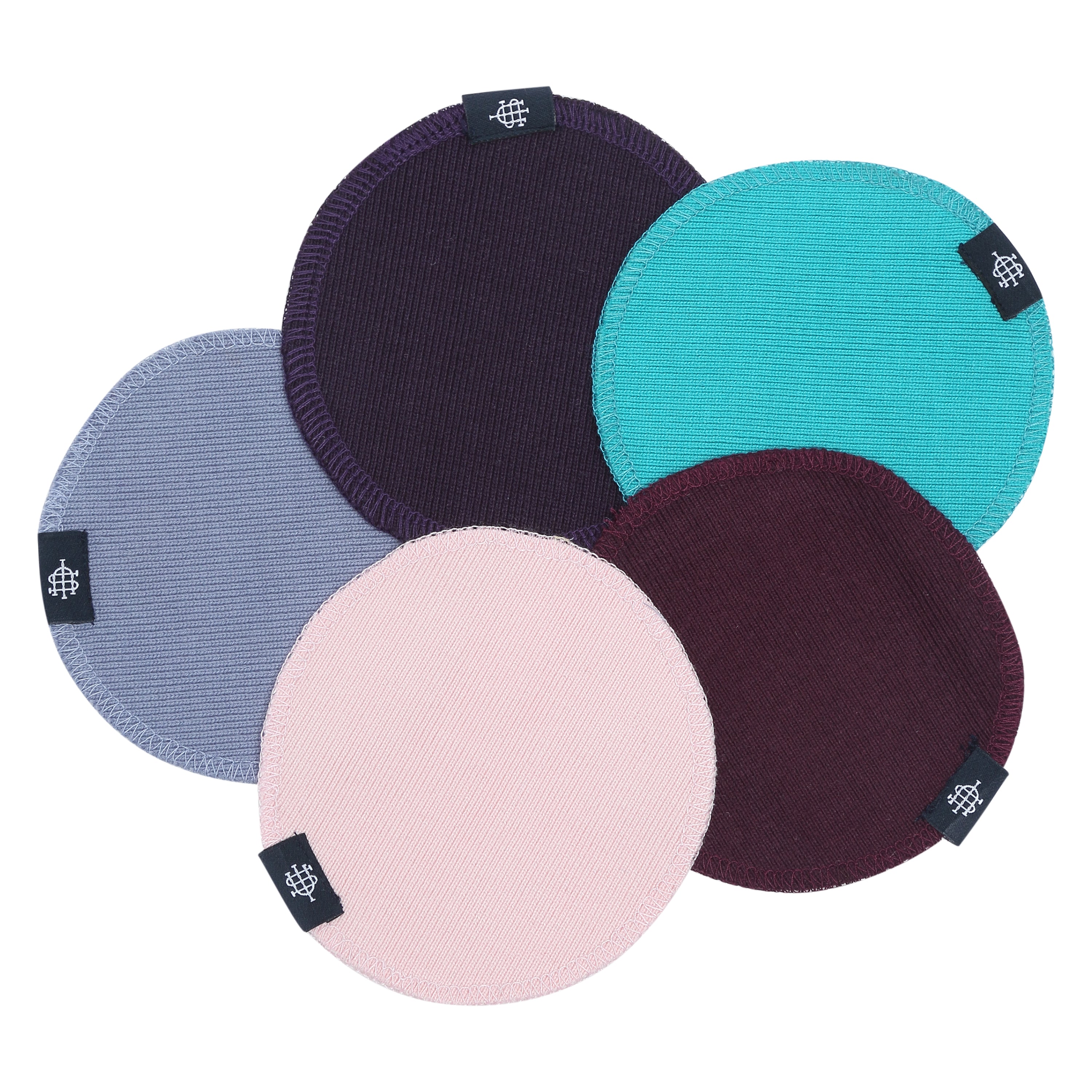 USI Upcycled Coasters | Pack of 10 | Cotton | Reusable | Washable | Multipurpose