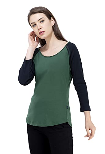 USI Uni Style Image Womens Round Neck 3/4th Sleeve Terry Fleece